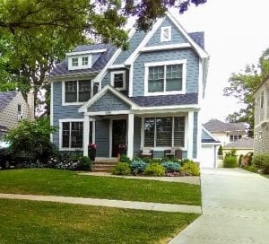 A birmingham, Michigan home with new landscaping