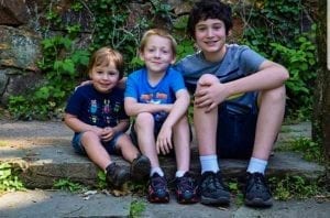 Three Childrens Smiling