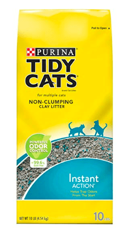 Purina kitty litter to help with tire traction control during a winter emergency