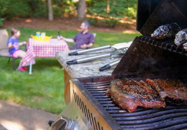 Family BBQ in the Backyard