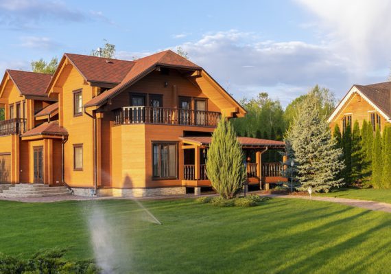 Freshly mowed lawn in Wilmington Delaware